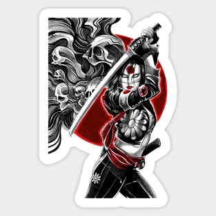 Katana - Inktober 2018 Sticker